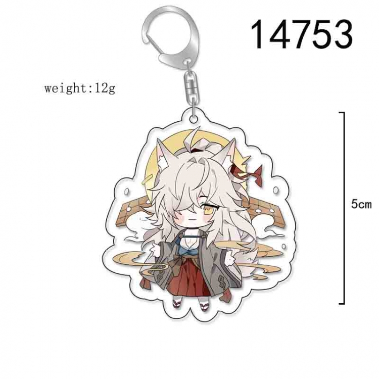 Honkai: Star Rail Anime Acrylic Keychain Charm price for 5 pcs 14753