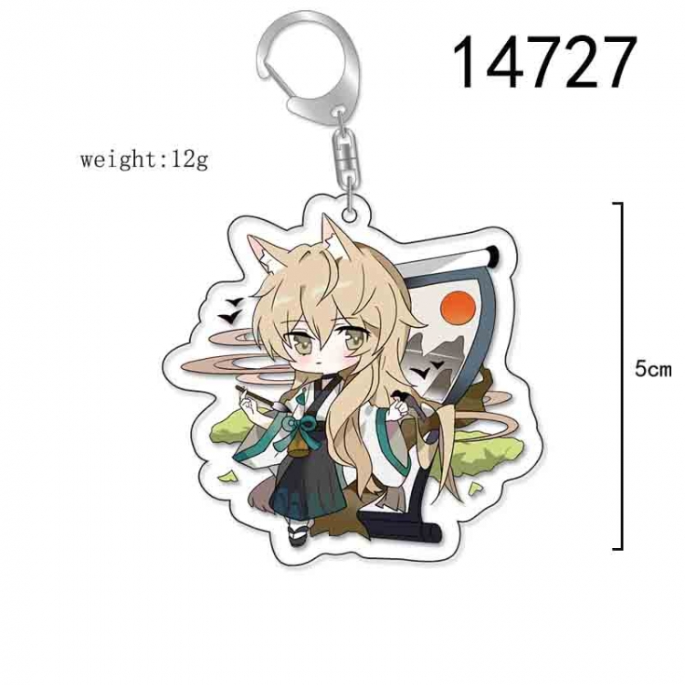 Honkai: Star Rail  Anime Acrylic Keychain Charm price for 5 pcs