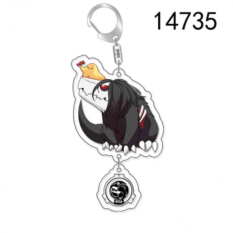 SCP Foundation Anime acrylic Pendant Key Chain  price for 5 pcs 14735