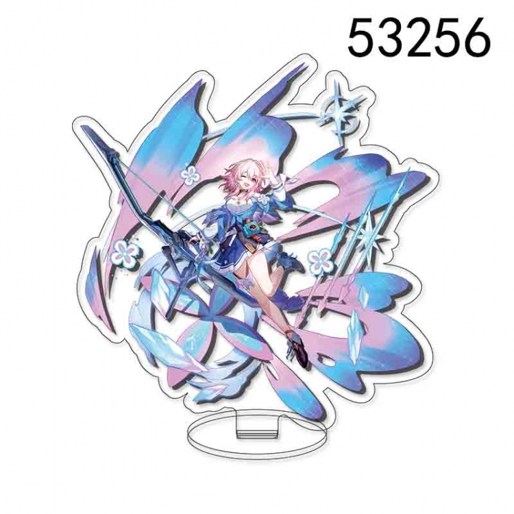 Honkai: Star Rail Anime characters acrylic Standing Plates Keychain 15CM 53256