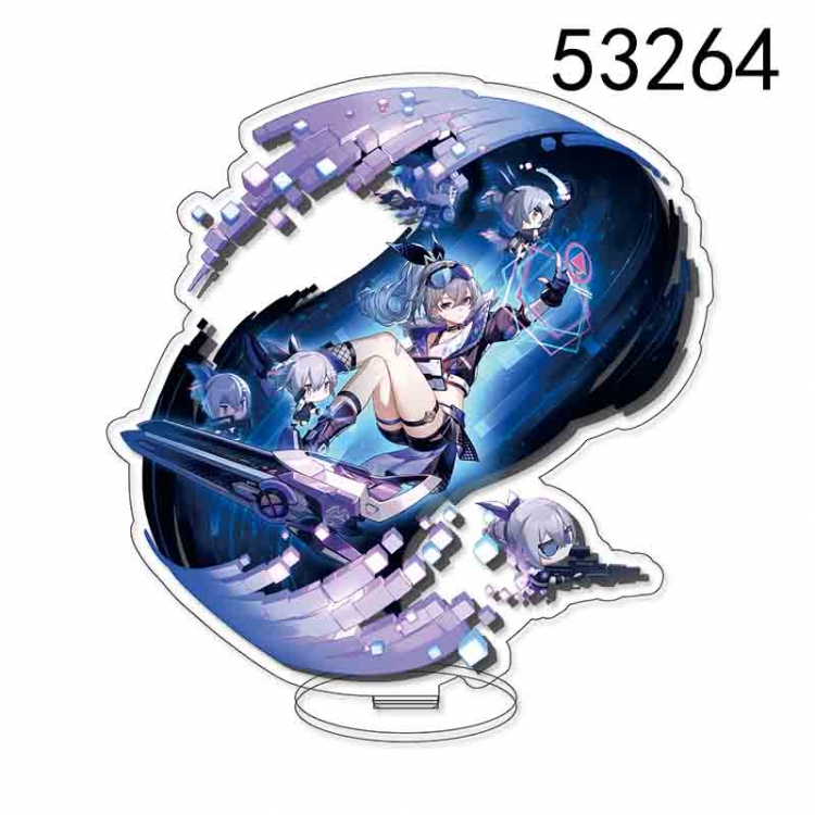 Honkai: Star Rail Anime characters acrylic Standing Plates Keychain 15CM 53264