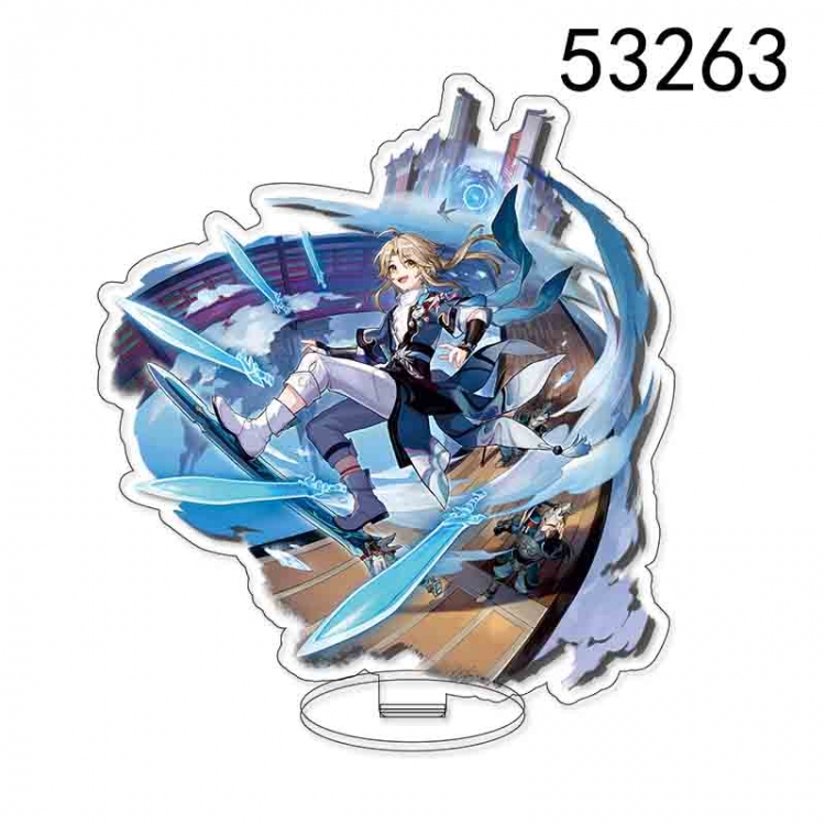 Honkai: Star Rail Anime characters acrylic Standing Plates Keychain 15CM 53263