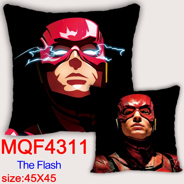 The Flash  Anime square full-color pillow cushion 45X45CM NO FILLING