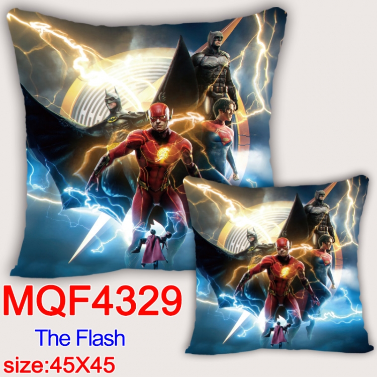 The Flash  Anime square full-color pillow cushion 45X45CM NO FILLING
