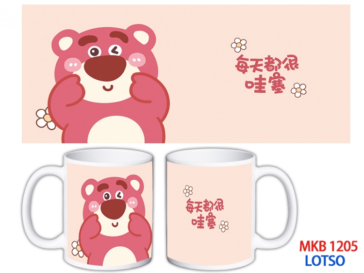 Lotso Anime color printing ceramic mug cup price for 5 pcs MKB-1205