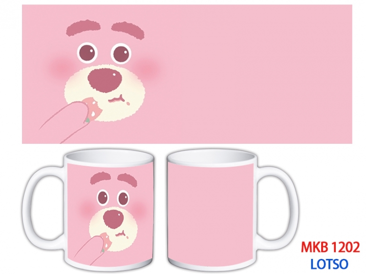 Lotso Anime color printing ceramic mug cup price for 5 pcs MKB-1202