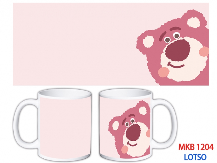 Lotso Anime color printing ceramic mug cup price for 5 pcs MKB-1204