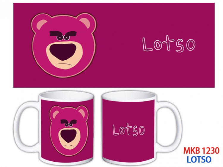 Lotso Anime color printing ceramic mug cup price for 5 pcs  MKB-1230