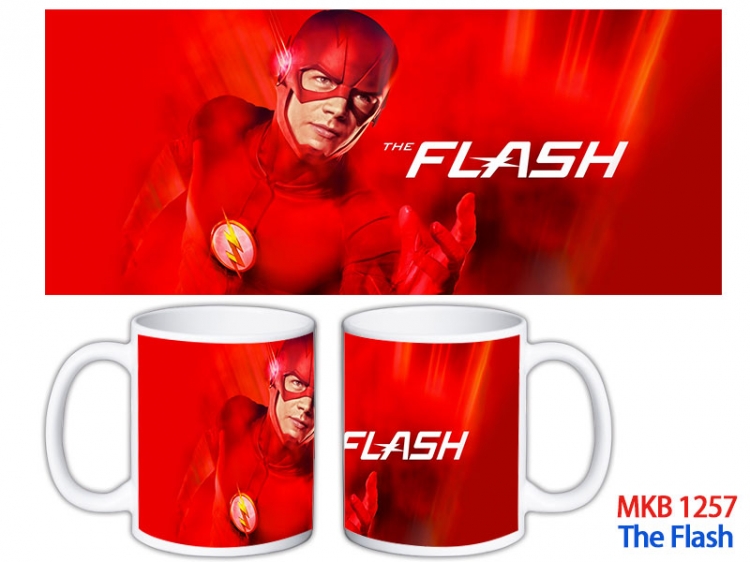 The Flash Anime color printing ceramic mug cup price for 5 pcs MKB-1257