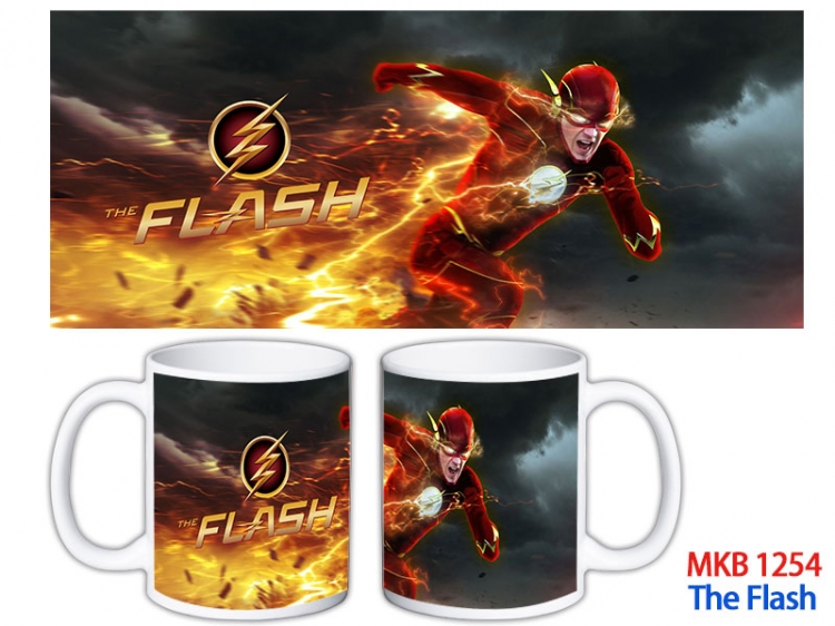 The Flash Anime color printing ceramic mug cup price for 5 pcs MKB-1254
