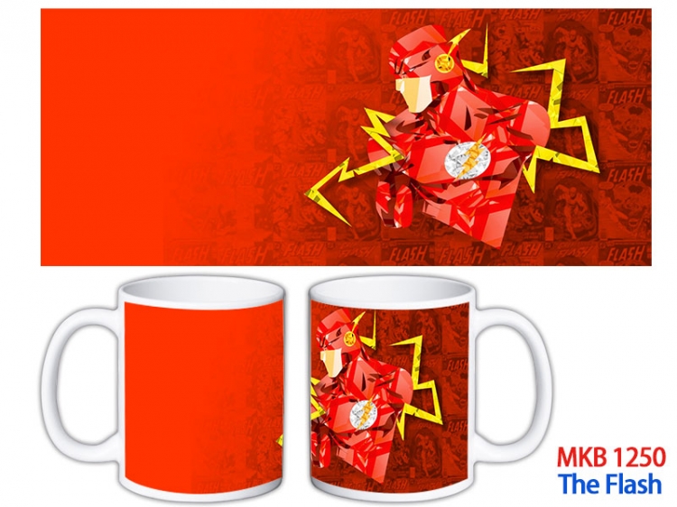 The Flash Anime color printing ceramic mug cup price for 5 pcs  MKB-1250