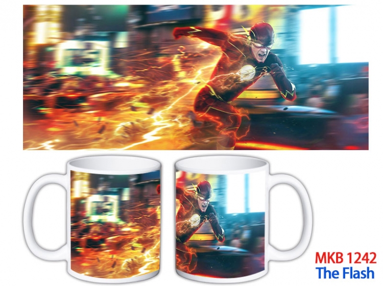 The Flash Anime color printing ceramic mug cup price for 5 pcs MKB-1242