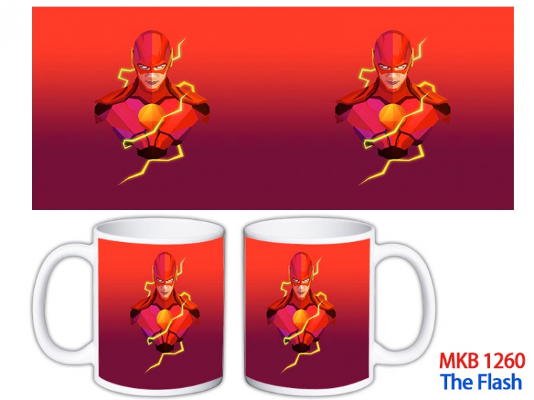 The Flash Anime color printing ceramic mug cup price for 5 pcs MKB-1260