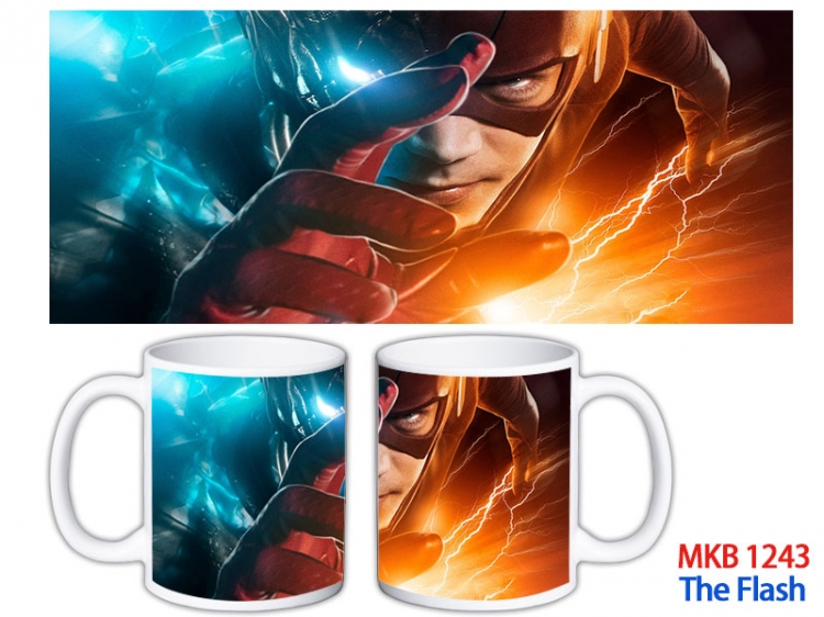 The Flash Anime color printing ceramic mug cup price for 5 pcs MKB-1243