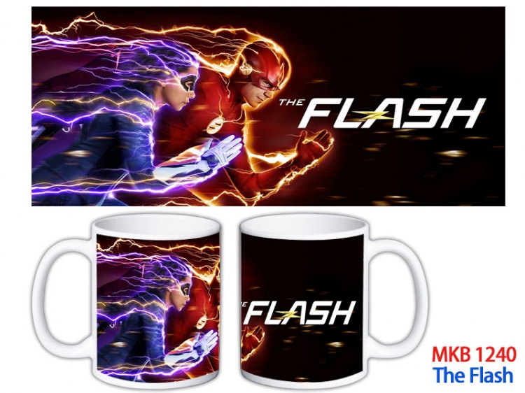 The Flash Anime color printing ceramic mug cup price for 5 pcs MKB-1240