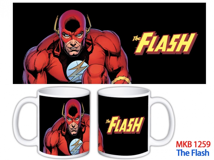 The Flash Anime color printing ceramic mug cup price for 5 pcs MKB-1259