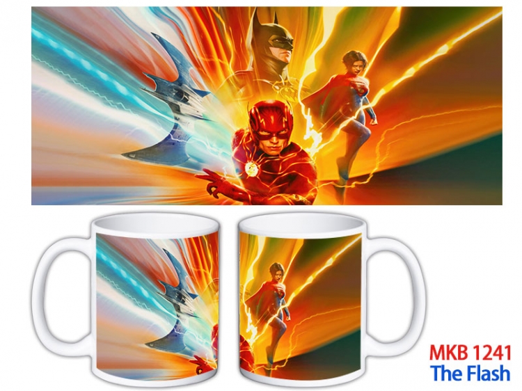 The Flash Anime color printing ceramic mug cup price for 5 pcs MKB-1241
