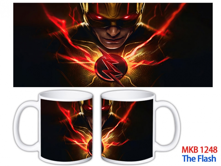 The Flash Anime color printing ceramic mug cup price for 5 pcs MKB-1248