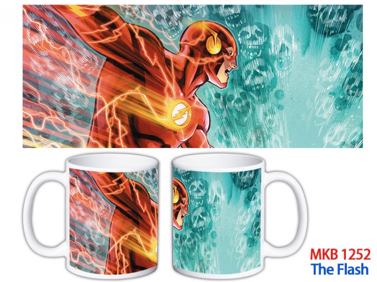 The Flash Anime color printing ceramic mug cup price for 5 pcs MKB-1252