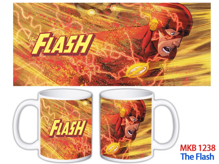 The Flash Anime color printing ceramic mug cup price for 5 pcs MKB-1238