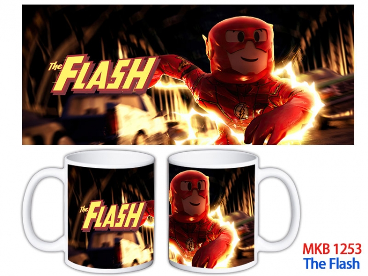 The Flash Anime color printing ceramic mug cup price for 5 pcs MKB-1253