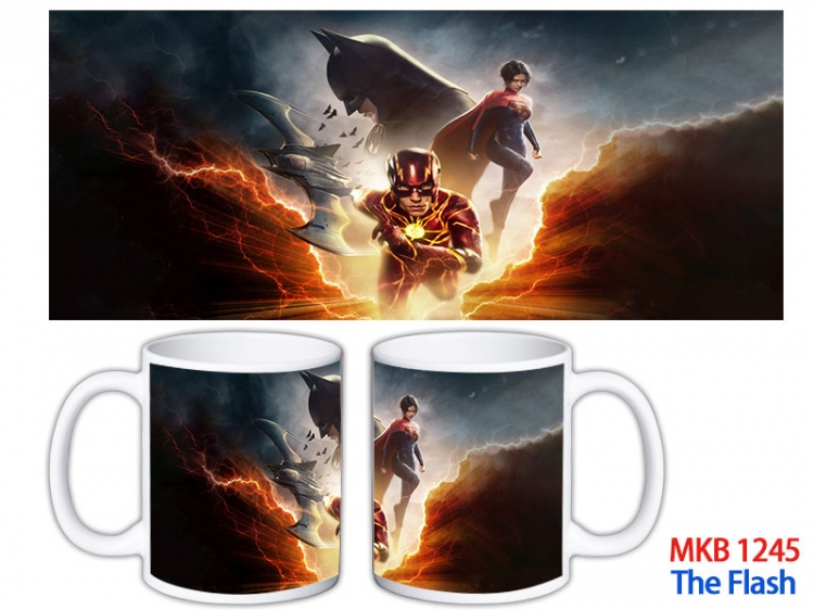 The Flash Anime color printing ceramic mug cup price for 5 pcs  MKB-1245