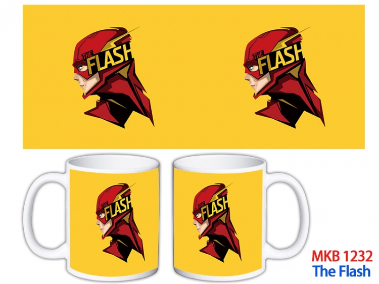 The Flash Anime color printing ceramic mug cup price for 5 pcs MKB-1232