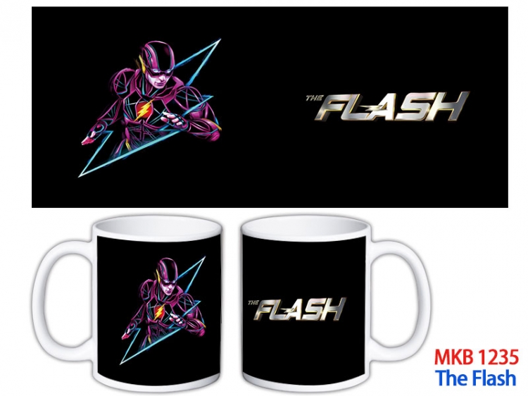 The Flash Anime color printing ceramic mug cup price for 5 pcs MKB-1235