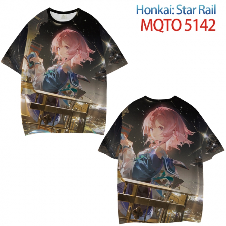 Honkai: Star Rail Full color printed short sleeve T-shirt from XXS to 4XL