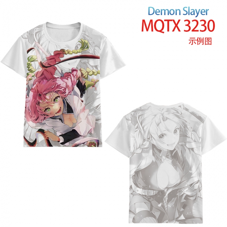 Demon Slayer Kimets full color printed short-sleeved T-shirt from 2XS to 5XL  MQTX 3230