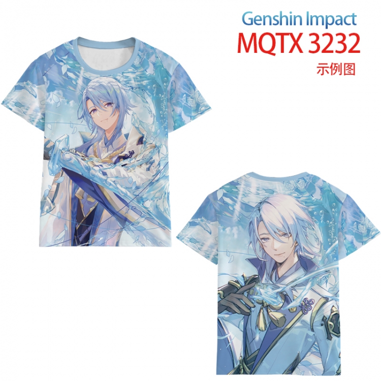 Genshin Impact full color printed short-sleeved T-shirt from 2XS to 5XL MQTX 3232