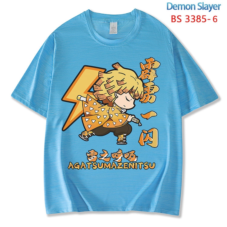 Demon Slayer Kimets  ice silk cotton loose and comfortable T-shirt from XS to 5XL  BS-3385-6