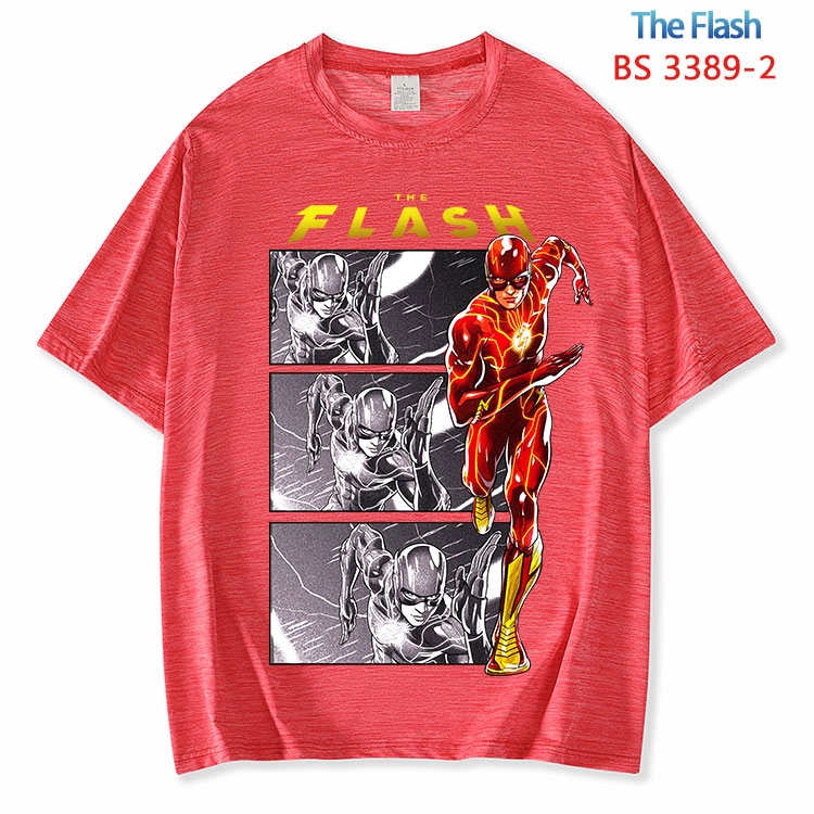 The Flash  ice silk cotton loose and comfortable T-shirt from XS to 5XL  BS-3389-2