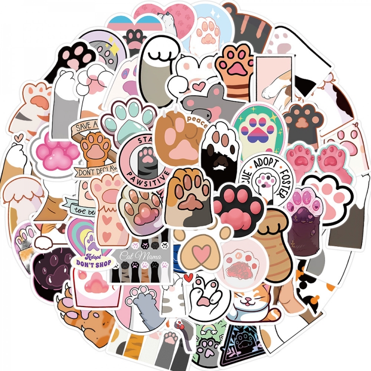 Animal Series Doodle stickers Waterproof stickers a set of 50 price for 5 sets