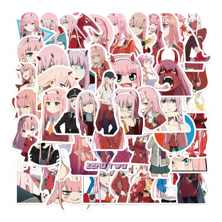 DARLING in the FRANX Doodle stickers Waterproof stickers a set of 50 price for 5 sets