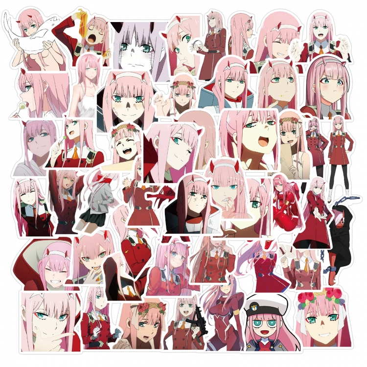 DARLING in the FRANX Doodle stickers Waterproof stickers a set of 50 price for 5 sets