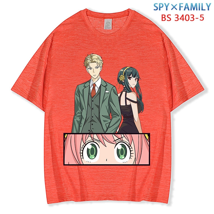 SPY×FAMILY  ice silk cotton loose and comfortable T-shirt from XS to 5XL BS-3403-5