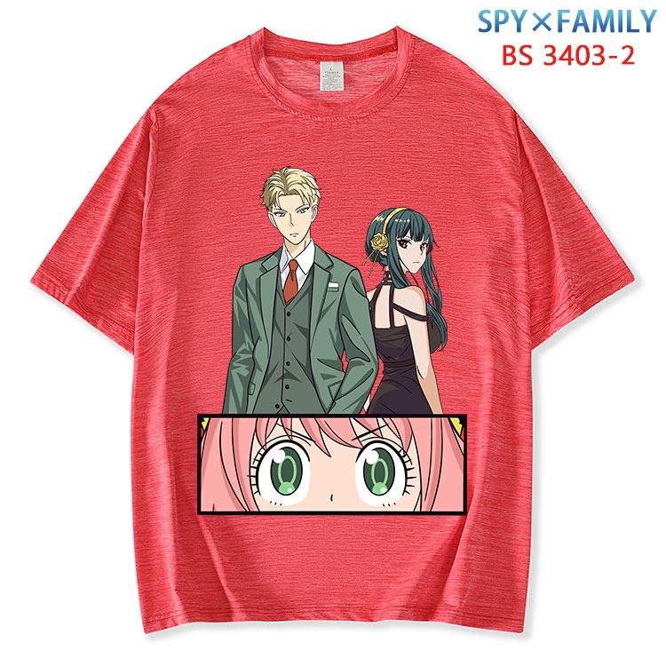 SPY×FAMILY  ice silk cotton loose and comfortable T-shirt from XS to 5XL BS-3403-2