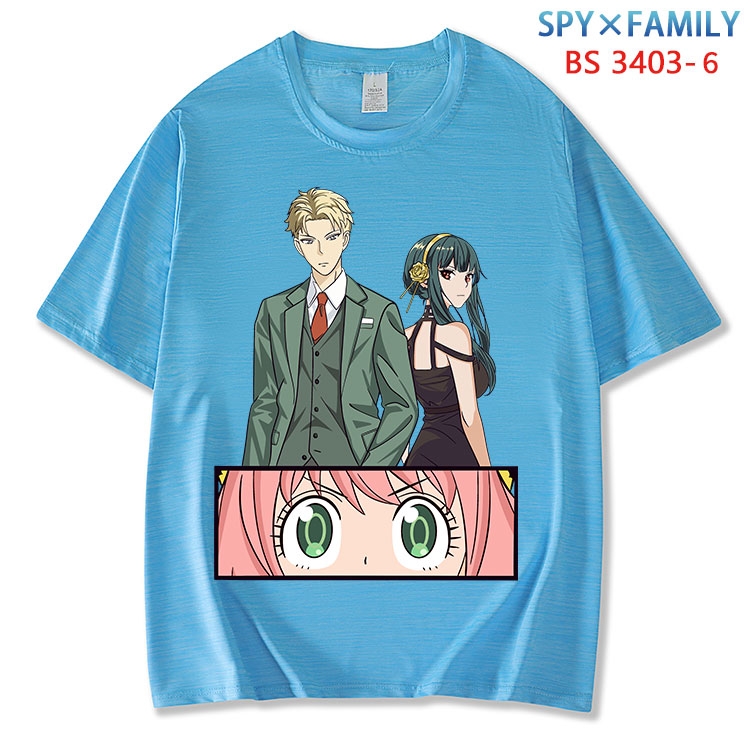 SPY×FAMILY  ice silk cotton loose and comfortable T-shirt from XS to 5XL BS-3403-6