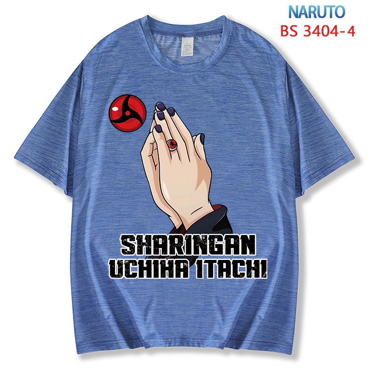 Naruto  ice silk cotton loose and comfortable T-shirt from XS to 5XL BS-3404-4