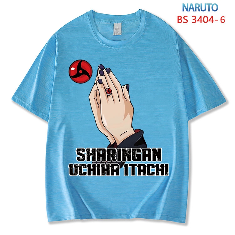 Naruto  ice silk cotton loose and comfortable T-shirt from XS to 5XL BS-3404-6