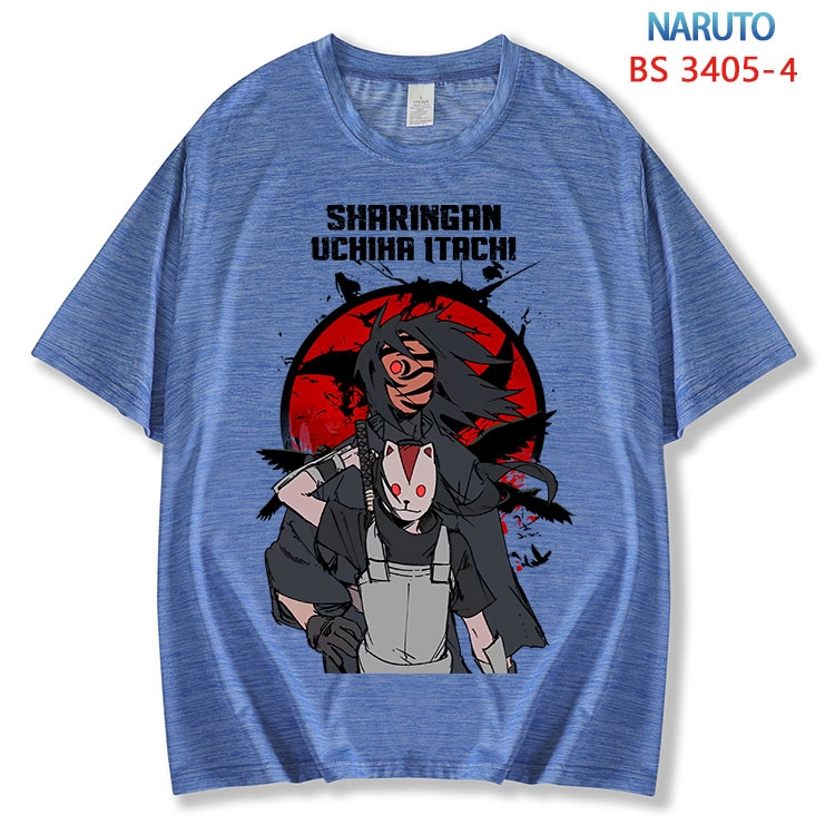 Naruto  ice silk cotton loose and comfortable T-shirt from XS to 5XL BS-3405-4