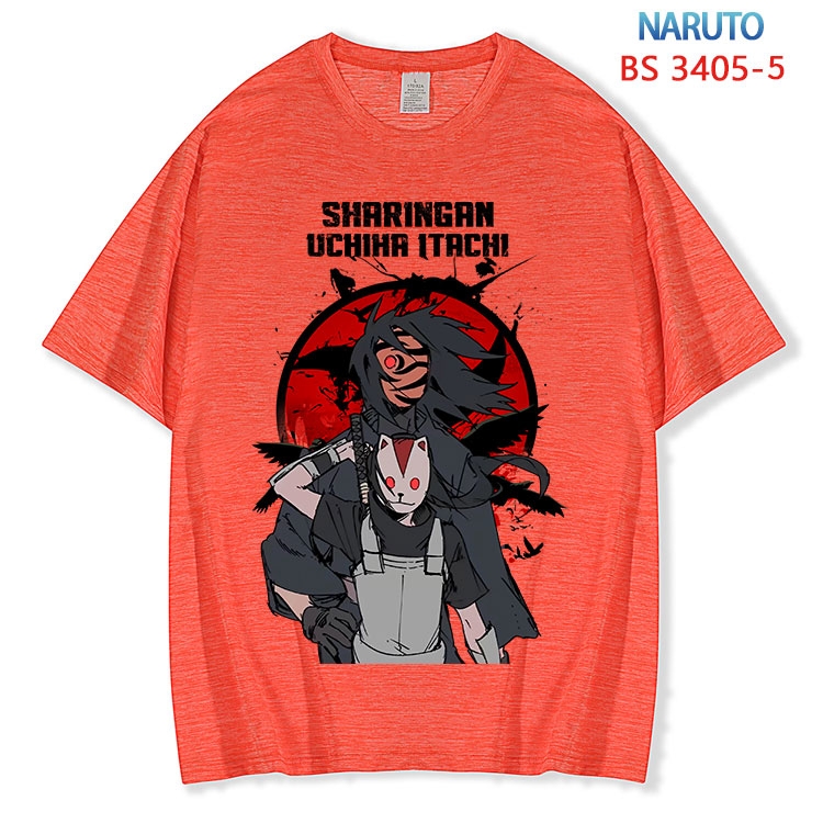 Naruto  ice silk cotton loose and comfortable T-shirt from XS to 5XL BS-3405-5