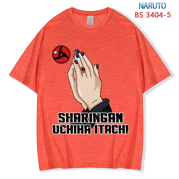 Naruto  ice silk cotton loose and comfortable T-shirt from XS to 5XL  BS-3404-5