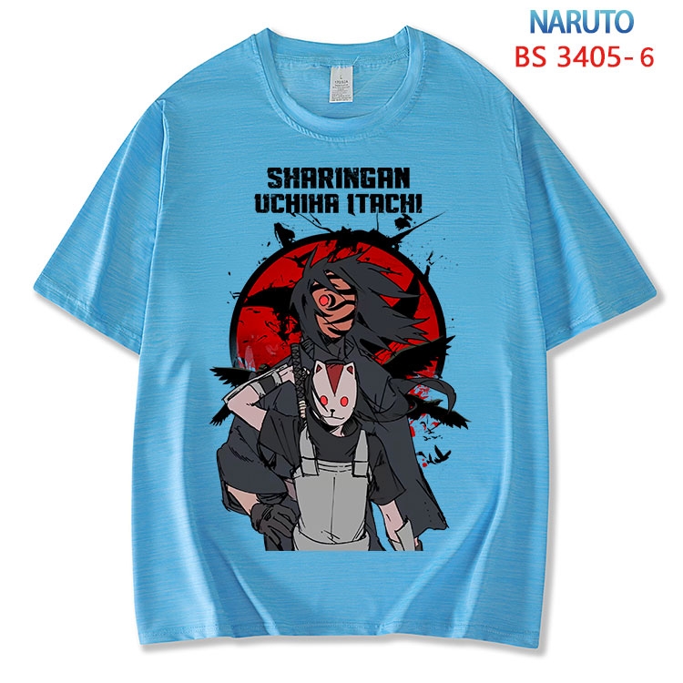 Naruto  ice silk cotton loose and comfortable T-shirt from XS to 5XL BS-3405-6