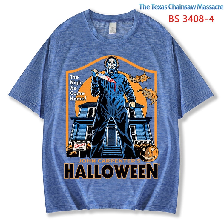 The Texas Chainsaw Massacre  ice silk cotton loose and comfortable T-shirt from XS to 5XL BS-3408-4