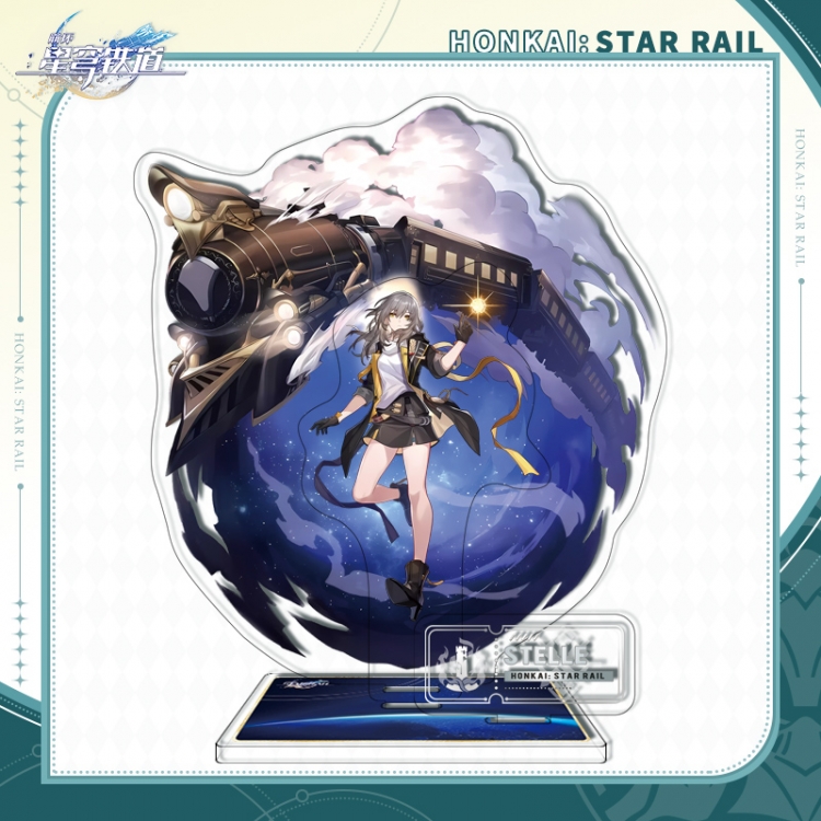 Honkai: Star Rail Triple insertion Anime characters acrylic Standing Plates Keychain