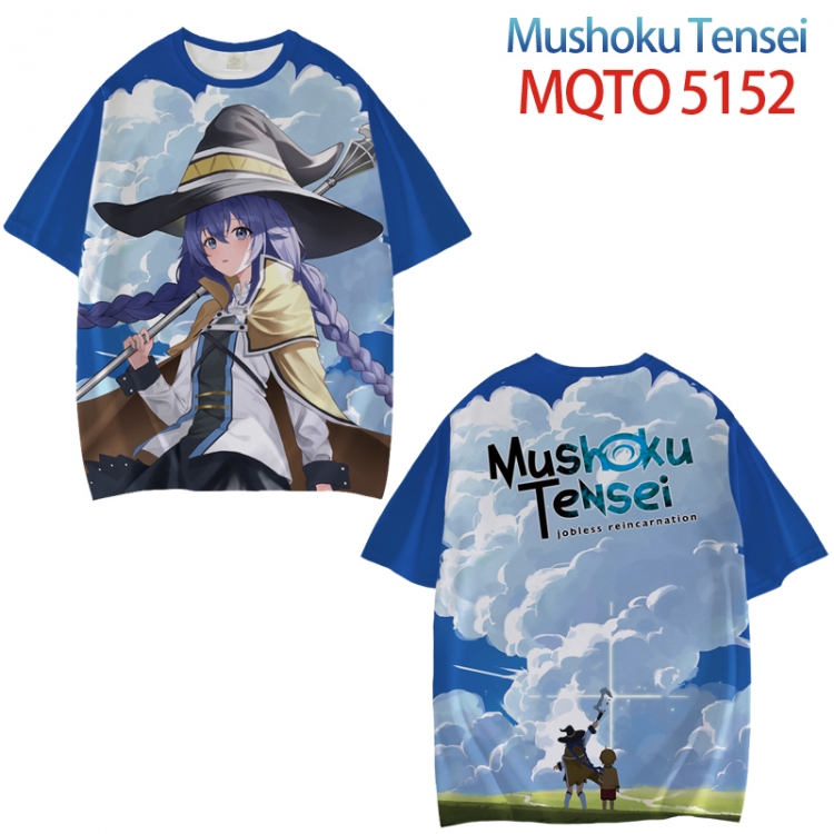 Mushoku Tensei Full color printed short sleeve T-shirt from XXS to 4XL MQTO 5152