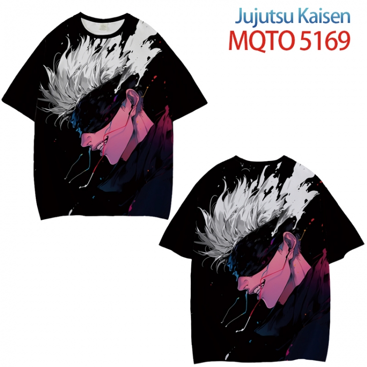Jujutsu Kaisen Full color printed short sleeve T-shirt from XXS to 4XL MQTO 5169