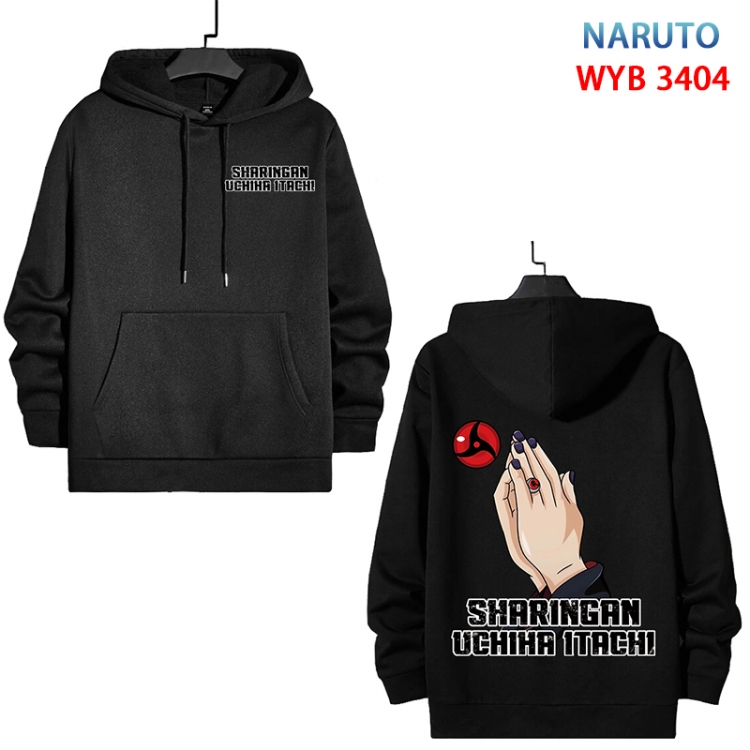 Naruto Anime color patch pocket sweater from XS to 4XL WYB-3404-3